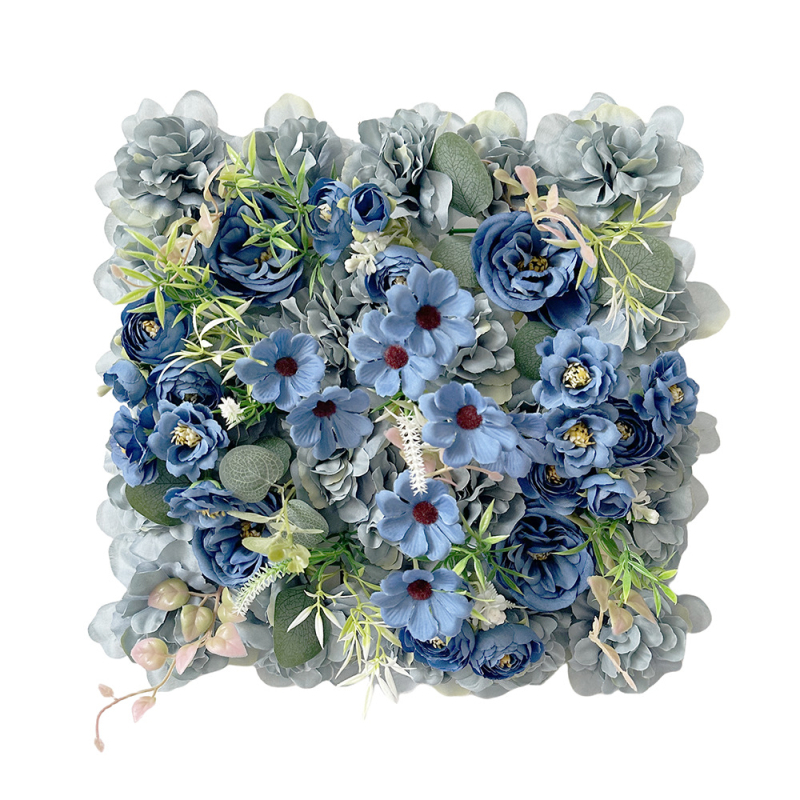 Dirbtinis gėlių sienos dekoras su plastikiniais ir šilko gėlėmis, Monetų sodo tema, Prekės ženklas Xinpeng