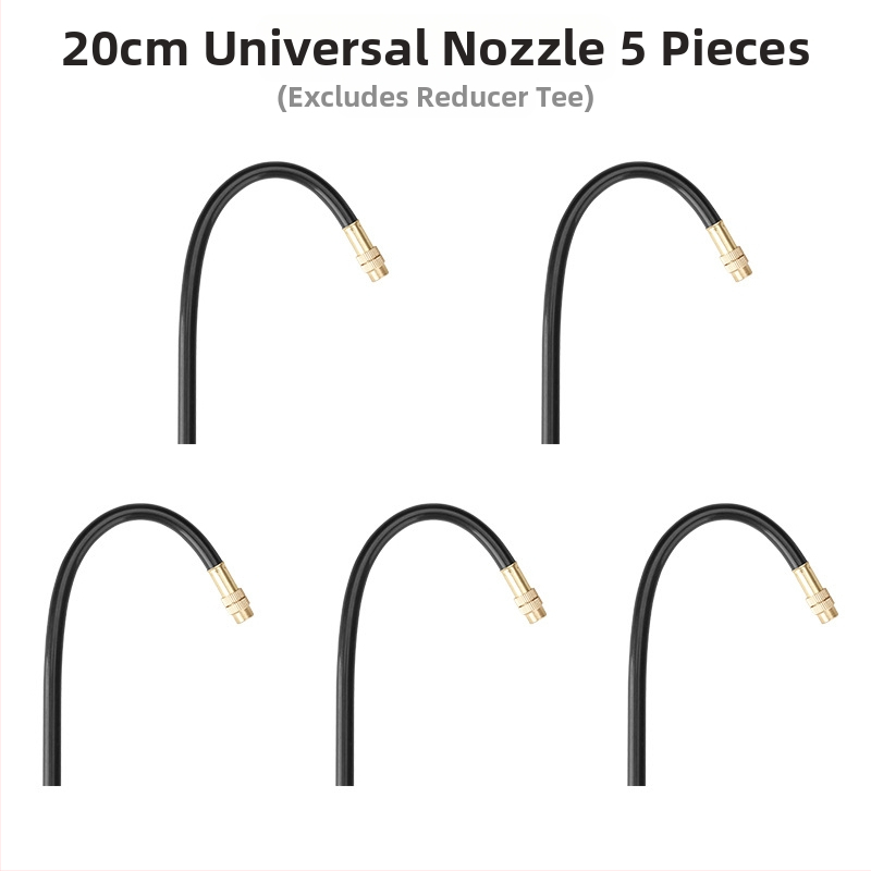 Mikro-raspršiva serija za navodnjavanje s podesivim kutem, 360° univerzalna mlaznica, brza instalacija plug-in, automatski raspršivač za kućnu baštu