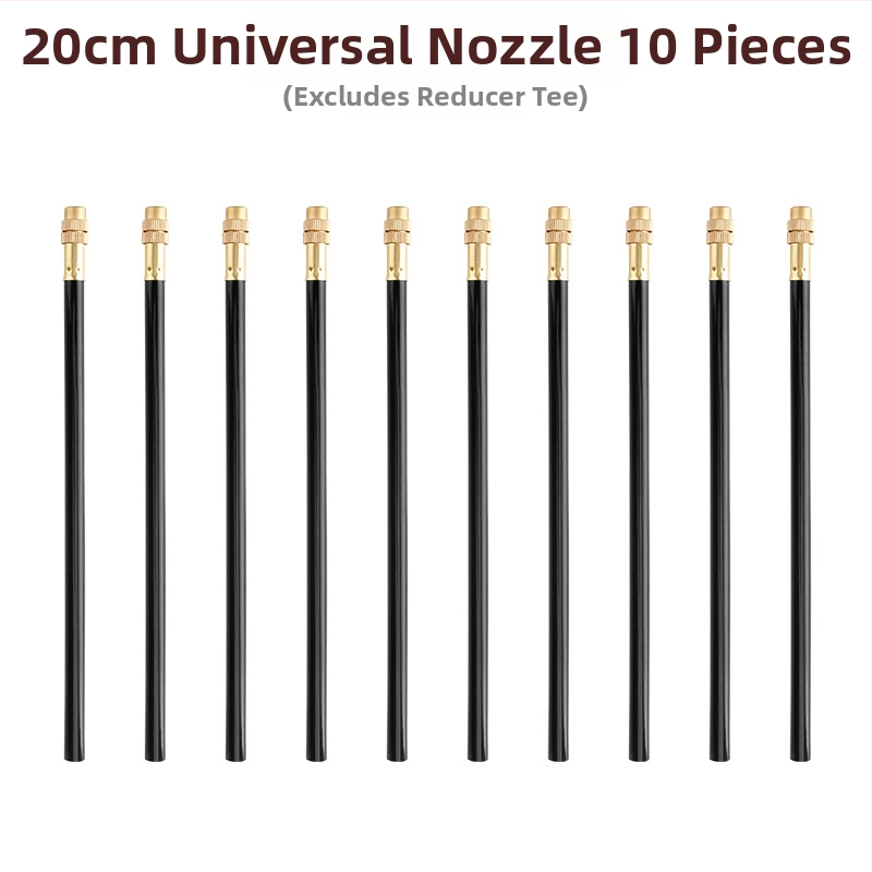 Mikro-raspršiva serija za navodnjavanje s podesivim kutem, 360° univerzalna mlaznica, brza instalacija plug-in, automatski raspršivač za kućnu baštu