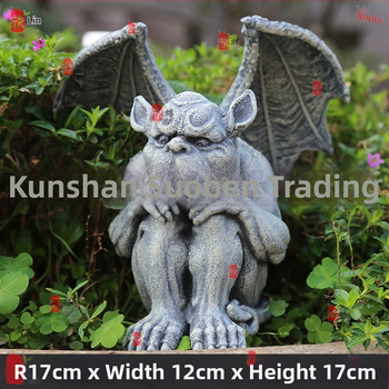 Резинова статуя на чудовище за градина — стил: модерен минимализъм; марка Gong Gong; категория: смолни занаяти; материал: естествена смола; материал тип: пластмаса, смола