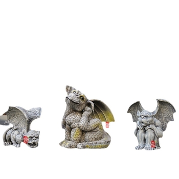 Резинова статуя на чудовище за градина — стил: модерен минимализъм; марка Gong Gong; категория: смолни занаяти; материал: естествена смола; материал тип: пластмаса, смола