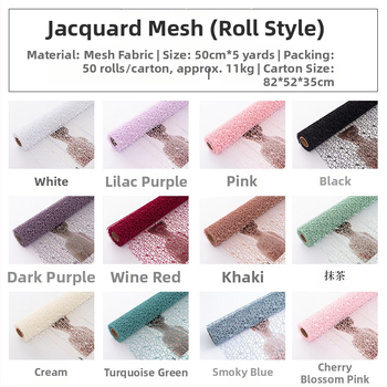 Gazu tinklo ritinys gėlių įvyniojimui – Flower Habitat, Pardavimo įpakavimas, Apdorojimas: Kitas