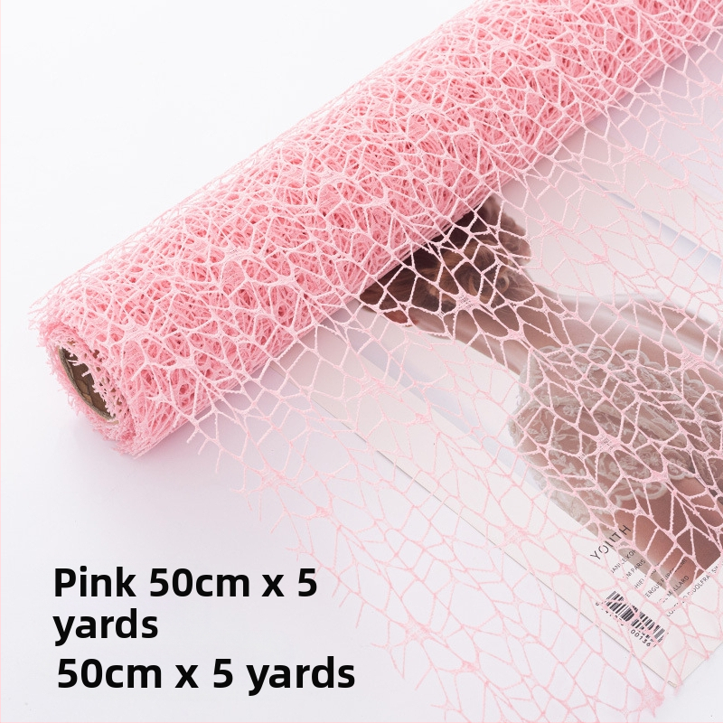 Gazu tinklo ritinys gėlių įvyniojimui – Flower Habitat, Pardavimo įpakavimas, Apdorojimas: Kitas