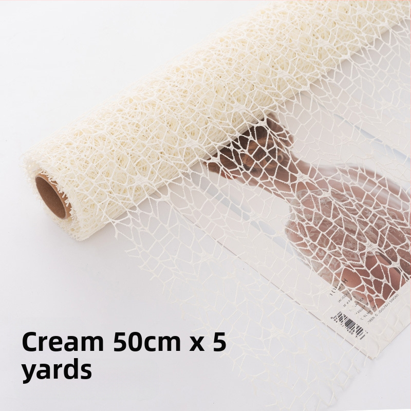 Gazu tinklo ritinys gėlių įvyniojimui – Flower Habitat, Pardavimo įpakavimas, Apdorojimas: Kitas