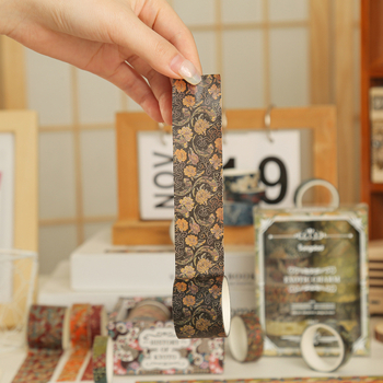 Σετ washi tape για planner και αυτοκόλλητα από χαρτί Kyoto Yanyun, προσαρμόσιμο, υπόστρωμα: washi χαρτί, πάχος 0.02, γενική χρήση