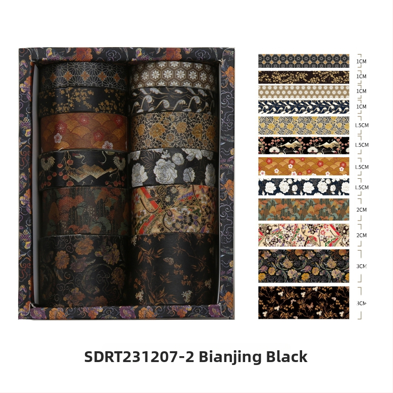 Kyoto Yanyun серия дневникова ващи лента и стикери, персонализируема, субстрат: ващи хартия, дебелина 0.02, обща употреба