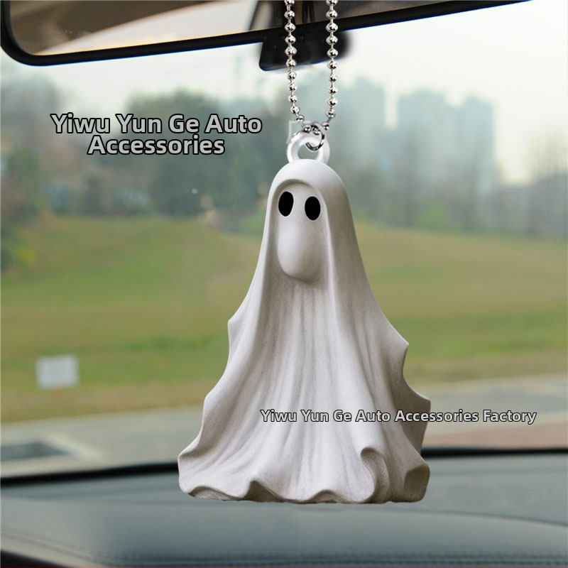 Decorațiune auto suspendabilă – Cloud, acrilic, personalizare a procesării, stil desen animat