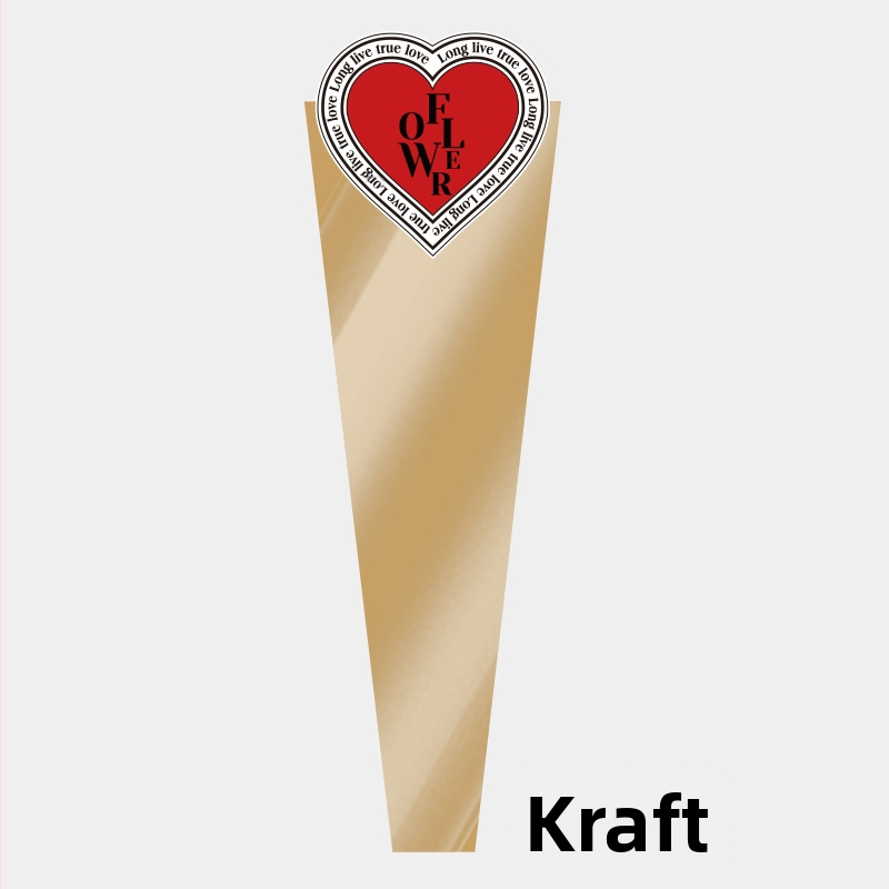 Puokščių įpakavimo maišelis iš kraft popieriaus ir plastiko; išorinė pakuotė; rankų darbo gaminys; kilmė Zhejiang, Kinija