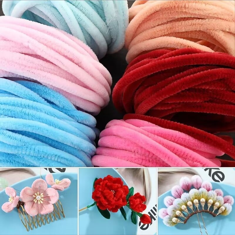 Pūkaina lente DIY dekorācijām un skatuves rekvizītiem