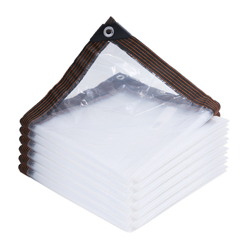 Διαφανές ενισχυμένο PVC πανί βροχής για οικιακά λουλούδια, με μόνωση, σκίαση και προστασία από τη σκόνη για μπαλκόνι