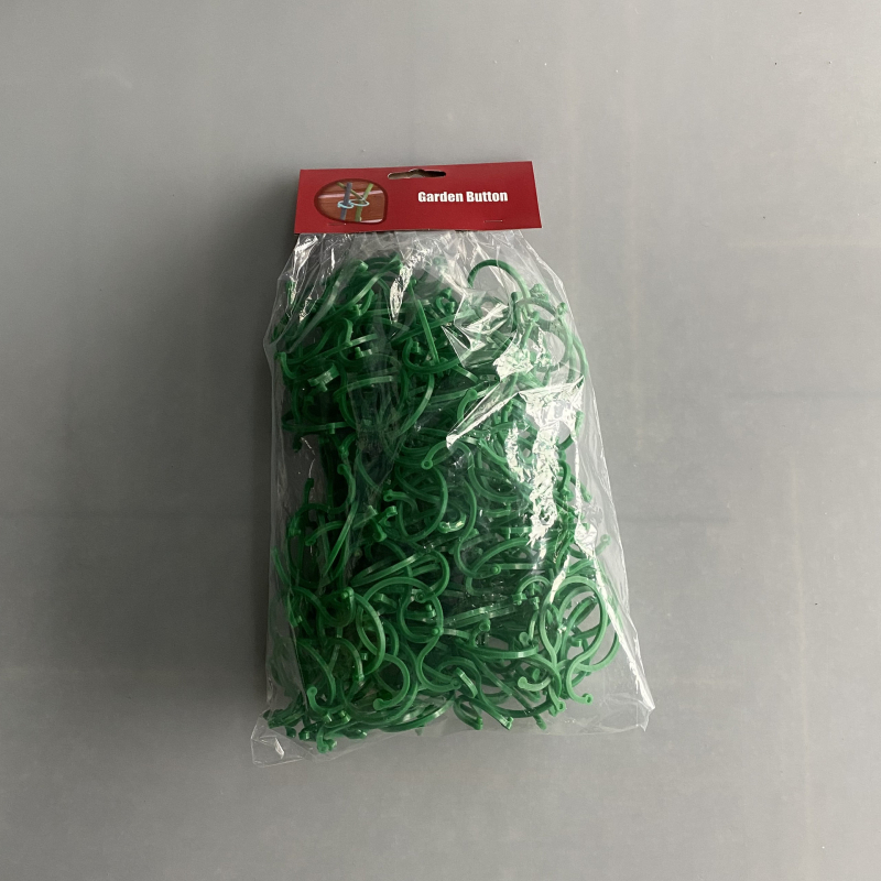 Plastične kopče s osmerokutnim zatvaračem za pričvršćivanje stabljika biljaka, rajčica i cvijeća
