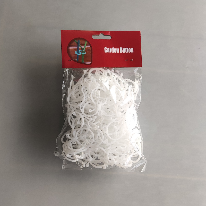 Plastične kopče s osmerokutnim zatvaračem za pričvršćivanje stabljika biljaka, rajčica i cvijeća