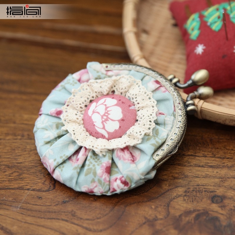 Set križnog šava: pastoralni stil, motivi cvijeće/trava/lišće na pamuk-lanom platnu