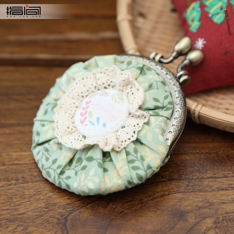 Set križnog šava: pastoralni stil, motivi cvijeće/trava/lišće na pamuk-lanom platnu