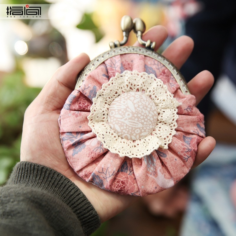 Set križnog šava: pastoralni stil, motivi cvijeće/trava/lišće na pamuk-lanom platnu