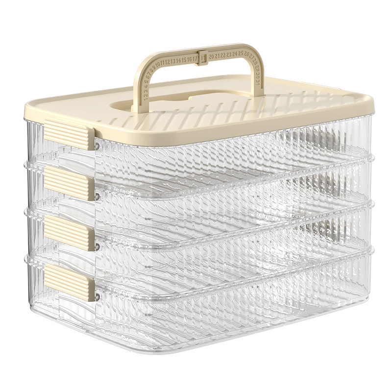 Dumplings hoiukarp – kaasaskantav, vaakumiga suletav, mitmepiireline, toidukvaliteediga plastik, sügavkülmasalvestuseks