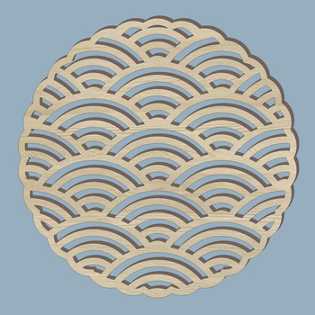 Ξύλινο σουβέρ από Basswood με διάτρητο μοτίβο – DIY διακοσμητικό υπόστρωμα για καφέ και τσάι