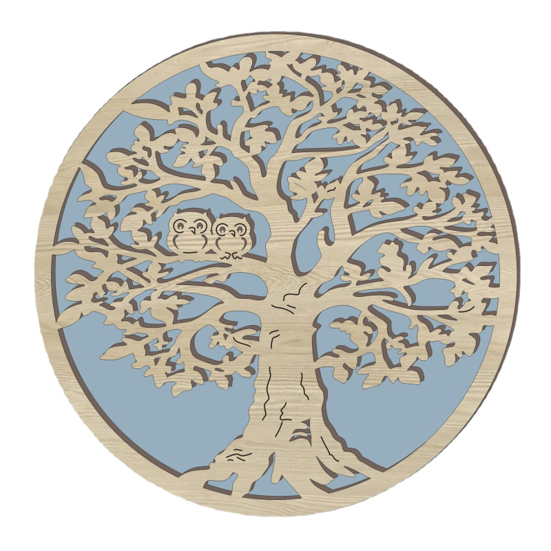 Suport din lemn Basswood cu model decupat, pentru cești de cafea – decor DIY pentru cafea și ceai