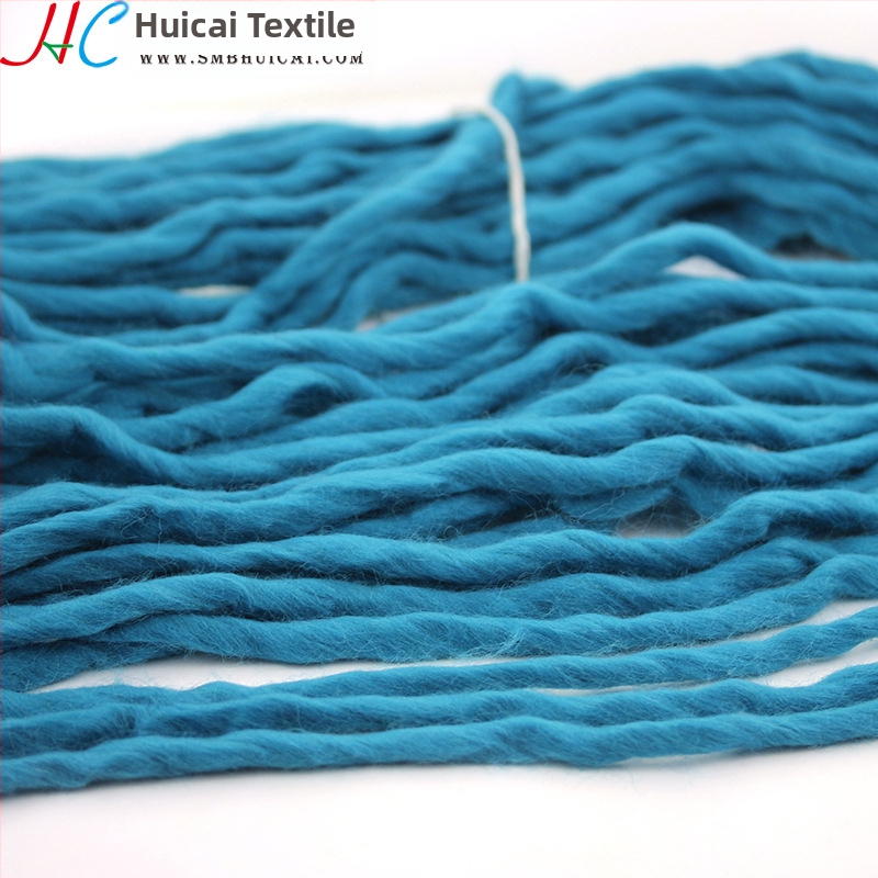 Груба Ice-Strip вълнена прежда за плетене – 0.2 Nm, 1 нишка, мотач