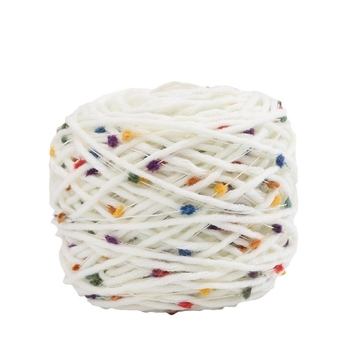 Ръчно плетен шал Rainbow Candy Bean Line, джет-спинвана групова прежда, псевдоним Doudou line