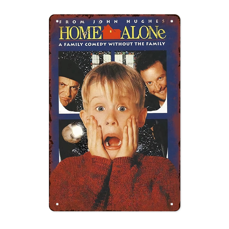 Dekoratiivne rippuv Tinplate seina kunst ameerika klassikaliste filmide ja TV tegelastega; inkjet trükk; raam: Tinplate; riputamine; sobib elutoopp, magamistuppa, restoranisse