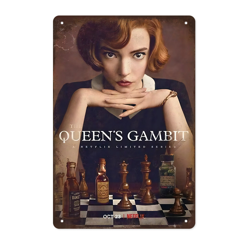 Dekoratiivne rippuv Tinplate seina kunst ameerika klassikaliste filmide ja TV tegelastega; inkjet trükk; raam: Tinplate; riputamine; sobib elutoopp, magamistuppa, restoranisse