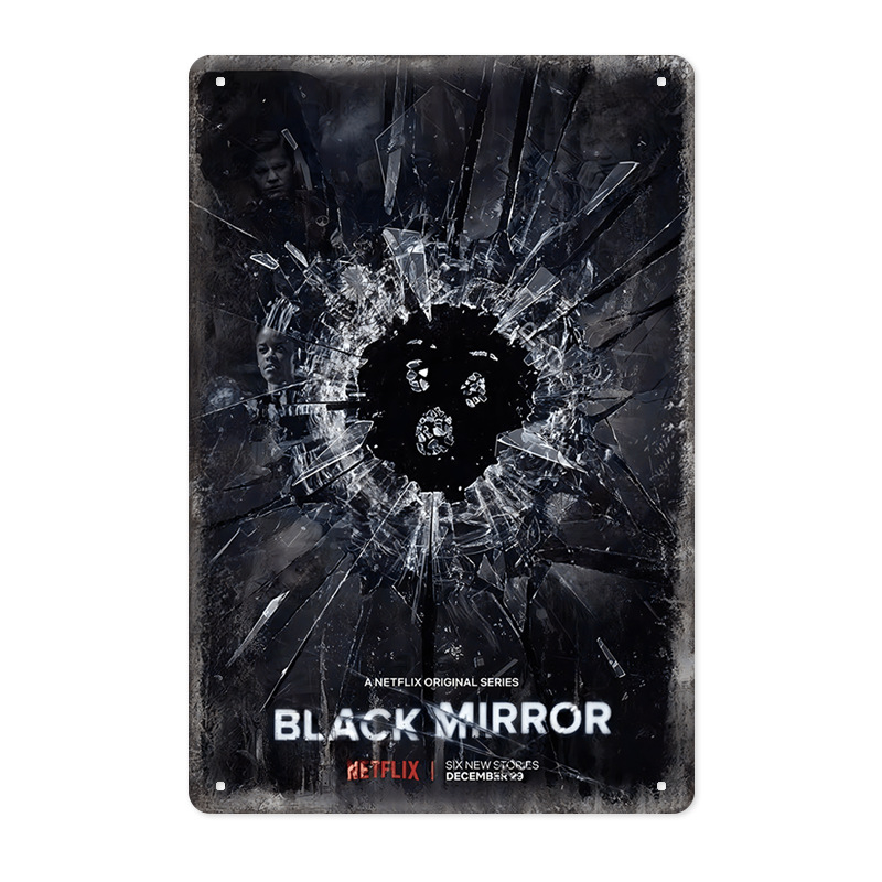 Dekoratiivne rippuv Tinplate seina kunst ameerika klassikaliste filmide ja TV tegelastega; inkjet trükk; raam: Tinplate; riputamine; sobib elutoopp, magamistuppa, restoranisse