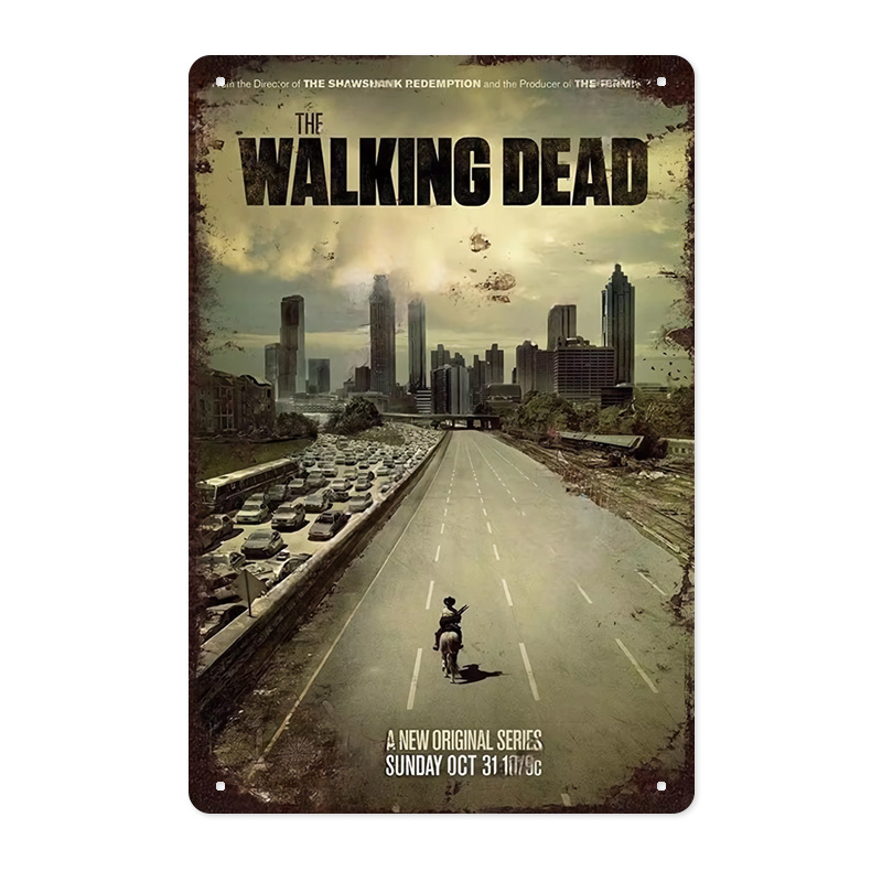 Dekoratiivne rippuv Tinplate seina kunst ameerika klassikaliste filmide ja TV tegelastega; inkjet trükk; raam: Tinplate; riputamine; sobib elutoopp, magamistuppa, restoranisse