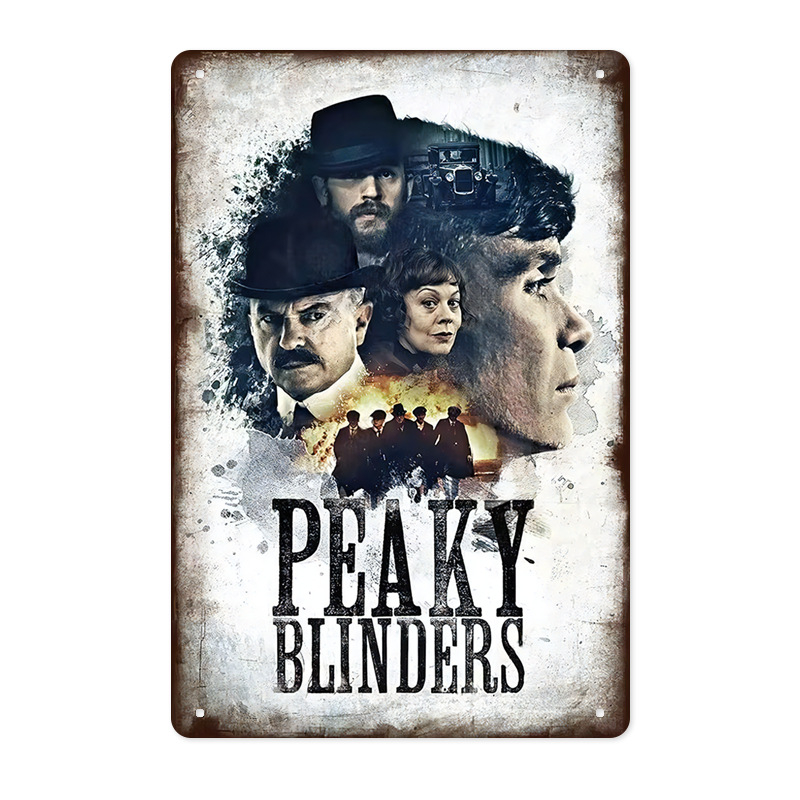 Dekoratiivne rippuv Tinplate seina kunst ameerika klassikaliste filmide ja TV tegelastega; inkjet trükk; raam: Tinplate; riputamine; sobib elutoopp, magamistuppa, restoranisse