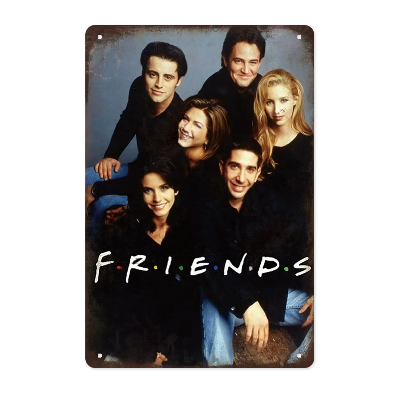 Dekoratiivne rippuv Tinplate seina kunst ameerika klassikaliste filmide ja TV tegelastega; inkjet trükk; raam: Tinplate; riputamine; sobib elutoopp, magamistuppa, restoranisse