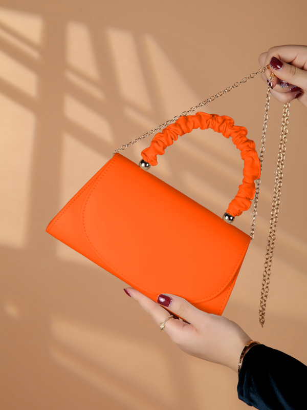 Geantă PU pentru femei – formă orizontală pătrată, închidere magnetică, căptușeală poliester, buzunar interior.