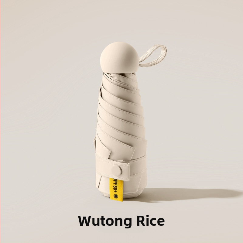 Ruoshiyu összecsukható napernyő – 8 acél bordák, 210T poliészter anyag, UPF 50+, alumínium fogantyú, tömeg 340 g