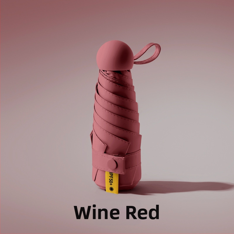 Ruoshiyu összecsukható napernyő – 8 acél bordák, 210T poliészter anyag, UPF 50+, alumínium fogantyú, tömeg 340 g