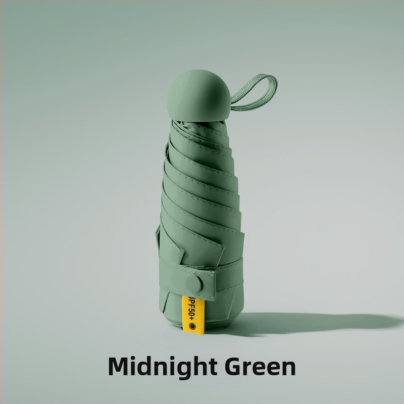 Ruoshiyu összecsukható napernyő – 8 acél bordák, 210T poliészter anyag, UPF 50+, alumínium fogantyú, tömeg 340 g