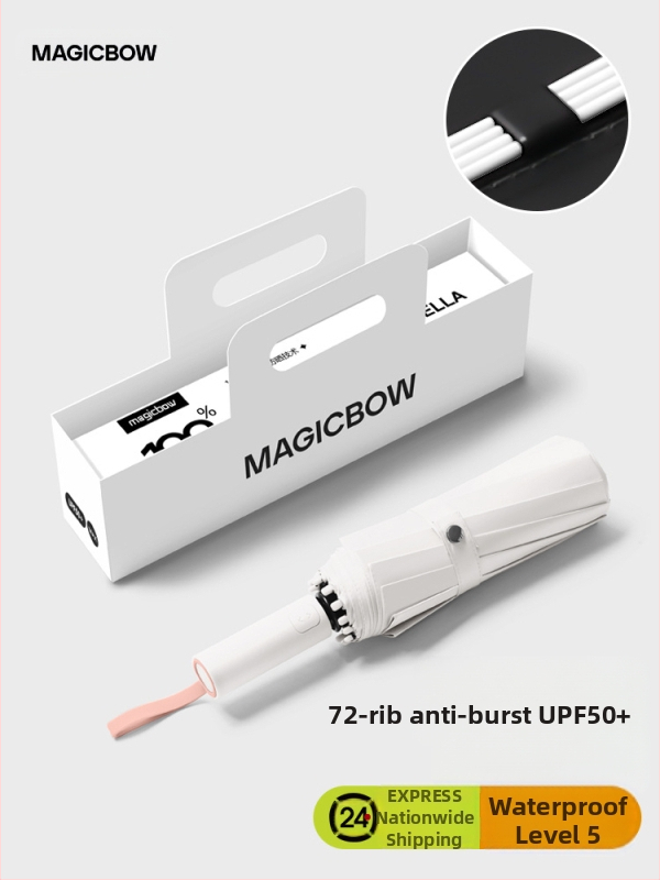 Visapusiai automatinis sulankstomas skėtis su 12 stiebų, vėjo atsparus, UPF50+ UV apsauga, plieninis rėmas