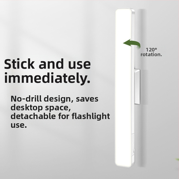LED λάμπα κομοδίνου με μαγνητική πρόσδεση, προστασία ματιών, διακόπτης αφής, ρυθμιζόμενη φωτεινότητα, ενσωματωμένη μπαταρία λιθίου