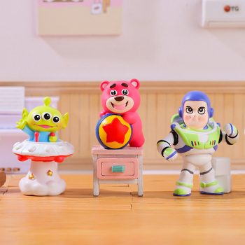 Играчна фигура в слепа кутия, сладък стил, пластмаса и смола, картонено опаковане, готова за подарък за сватби, рождени дни, дипломи, нов дом и партита