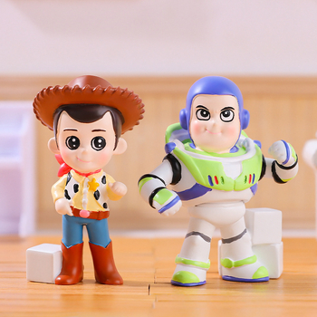 Играчна фигура в слепа кутия, сладък стил, пластмаса и смола, картонено опаковане, готова за подарък за сватби, рождени дни, дипломи, нов дом и партита