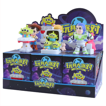 Играчна фигура в слепа кутия, сладък стил, пластмаса и смола, картонено опаковане, готова за подарък за сватби, рождени дни, дипломи, нов дом и партита