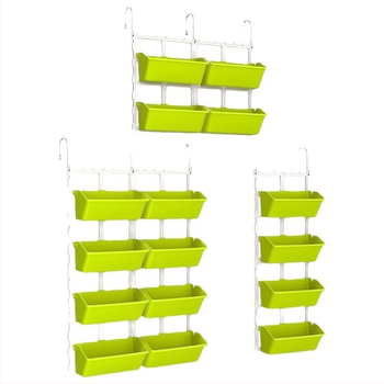 Γλάστρα για λουλούδια, επιτοίχια, από μη υφαντό ύφασμα, αγροτικού στυλ