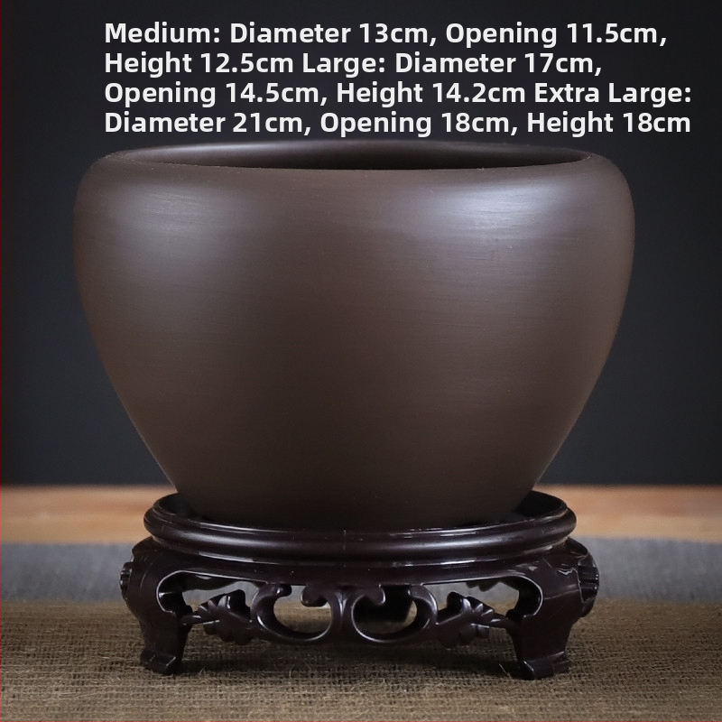 Ghiveci ceramic – respirabil, rezistent la deformare, rezistent la coroziune, durabil pentru birou (orhidee și pothos)