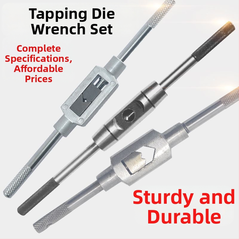 Κλειδί για εξωτερική κοπή σπειρών, σώμα από χυτοσίδηρο και κράμα ψευδάργύρου, συμβατό με M1, M8, M10, M20, M25