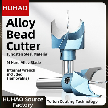 Karbīda Budas pērlī nazis – griešanas instruments apaļām un koka pērlēm apstrādei, ar urbja komplektu