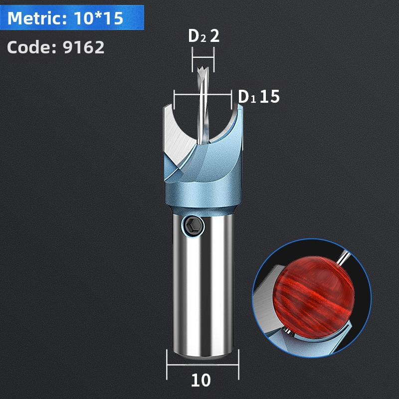 Karbīda Budas pērlī nazis – griešanas instruments apaļām un koka pērlēm apstrādei, ar urbja komplektu