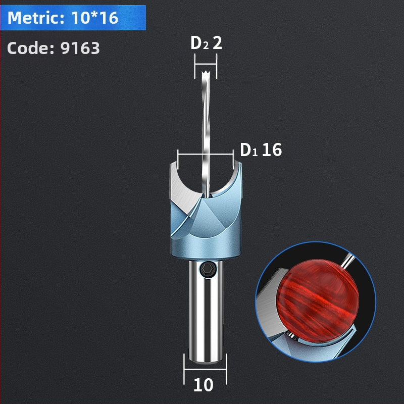 Karbīda Budas pērlī nazis – griešanas instruments apaļām un koka pērlēm apstrādei, ar urbja komplektu