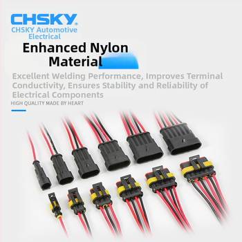 Автомобилен водоустойчив конектор, серия 1.5, HID щепсел и гнездо, AMP мъжки и женски