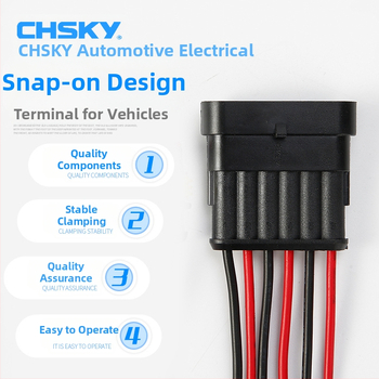 Автомобилен водоустойчив конектор, серия 1.5, HID щепсел и гнездо, AMP мъжки и женски