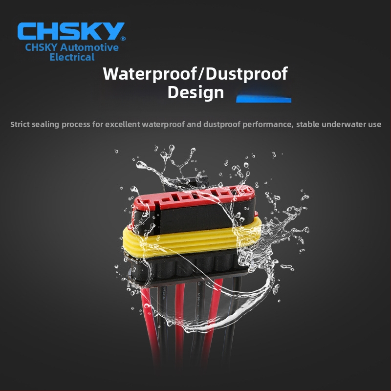 Автомобилен водоустойчив конектор, серия 1.5, HID щепсел и гнездо, AMP мъжки и женски