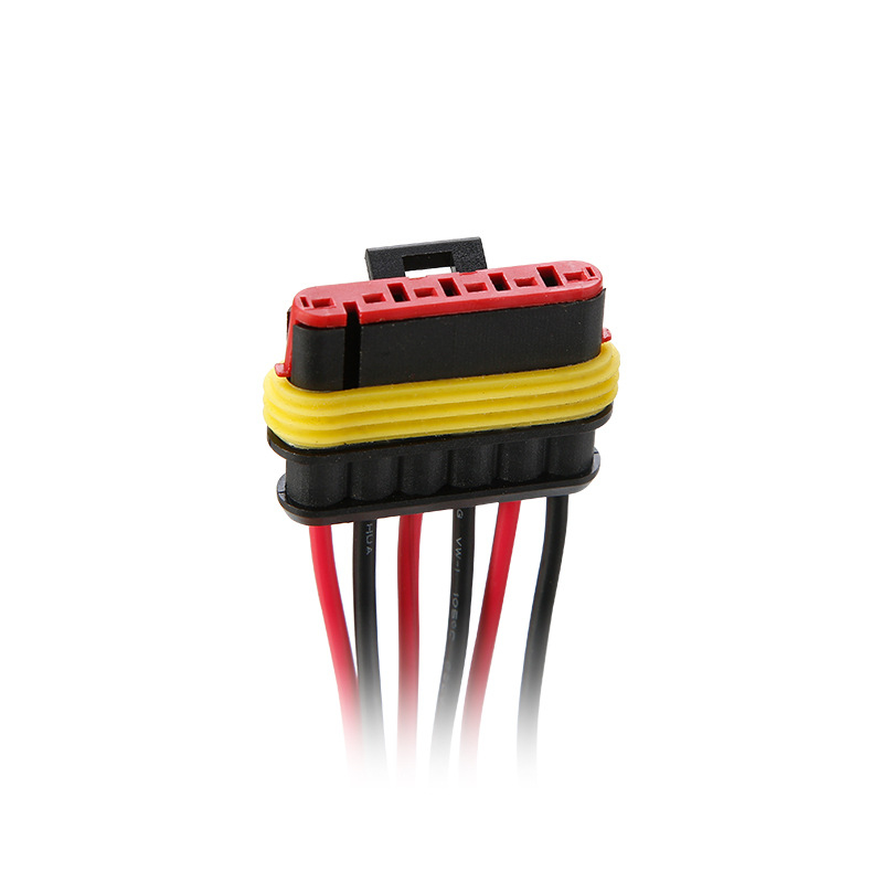 Conector auto impermeabil, seria 1.5, mufă HID și priză AMP, masculin și feminin