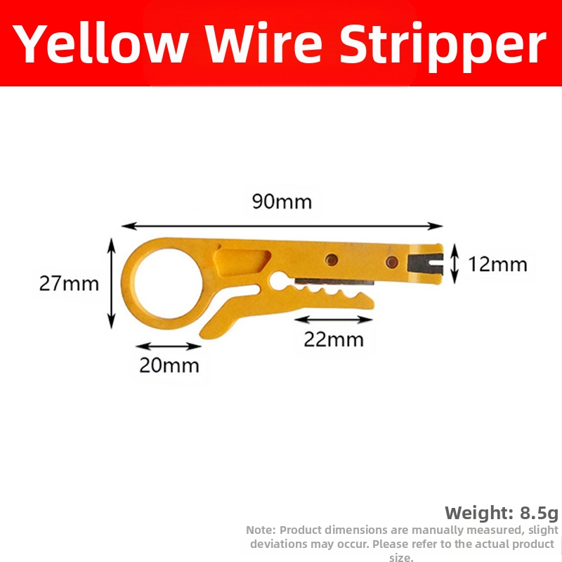 Многофункционален инструмент за обелване на кабели – нож за обелване и клещи за коаксиални, мрежови, видео и телефонни кабели